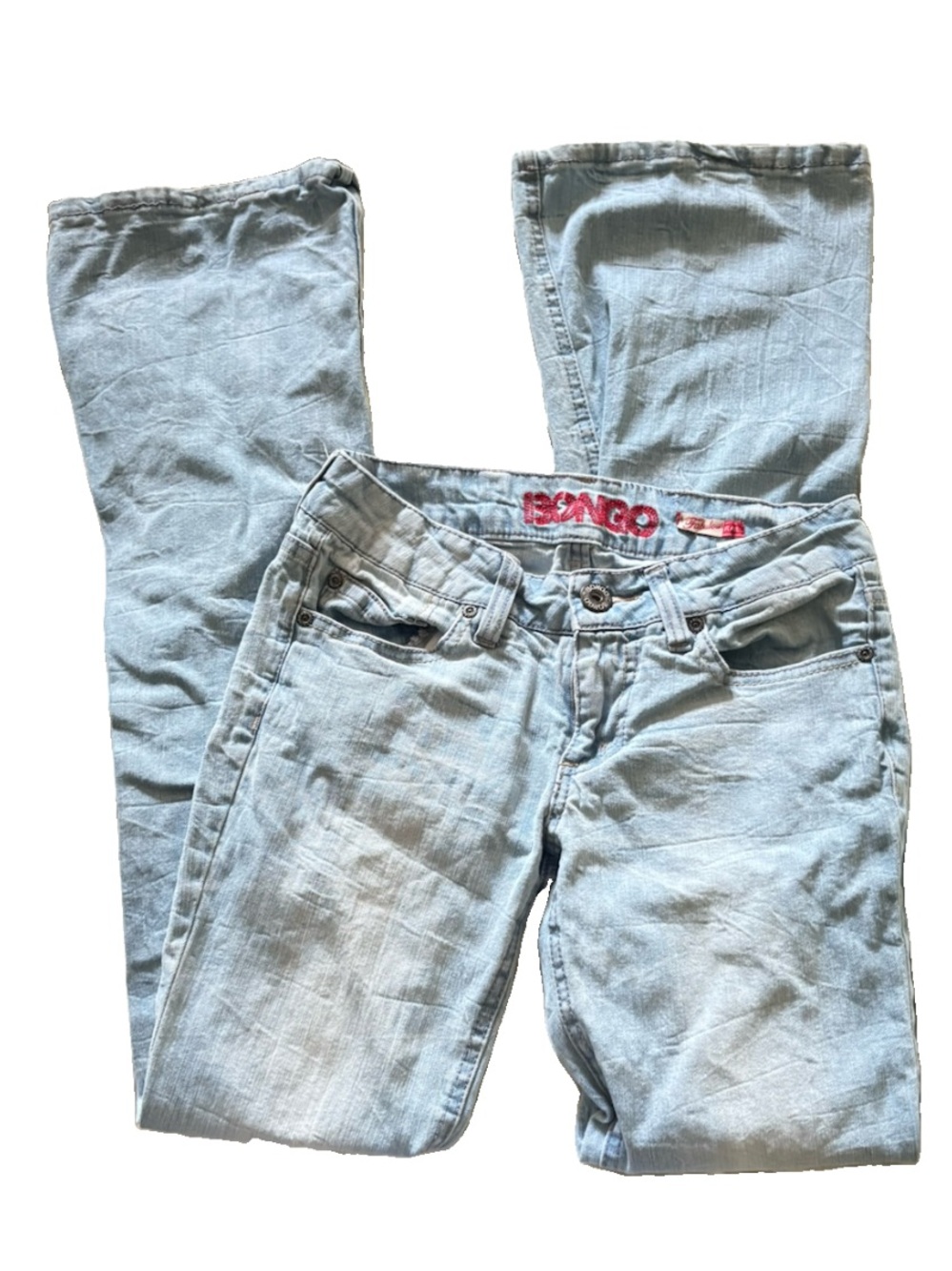 Bongo Women’s Low Rise Flare Jeans